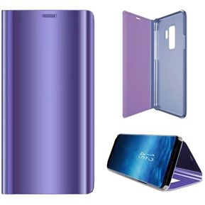 Funda De Soporte Espejo Para Samsung Galaxy S9 Plus-Púrpura