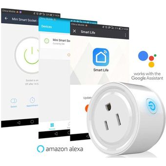 Enchufe Inteligente WiFi Madtronix Compatible con Alexa y Google