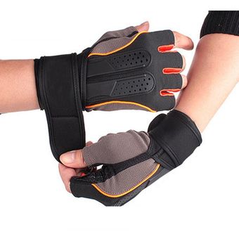 guantes de entrenamiento Crossfit para gimnasio Guantes de levantamiento de pesas para hombre y mujer guantes deportivos antideslizantes transpirables de verano para ejercicio DJL（#pink gloves） 