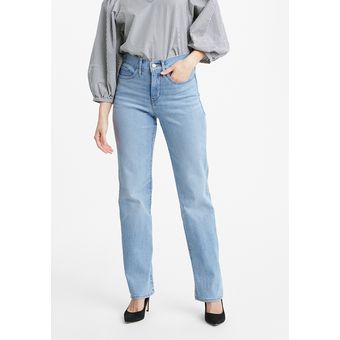 Jeans Mujer 314 Shaping Straight Negro Levis