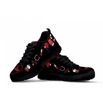 Doginthehole-zapatillas de deporte con estampado de corazón para muj 