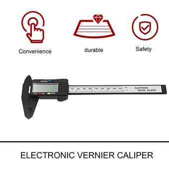 Instrumento de medición digital Vernier Caliper con pantalla digital e 