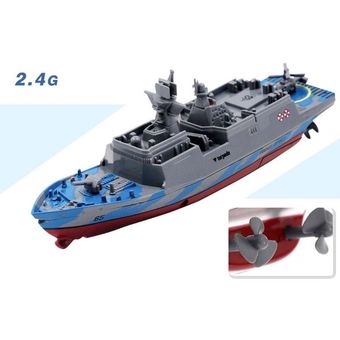Barco de escolta modelo barco de carreras de juguete 