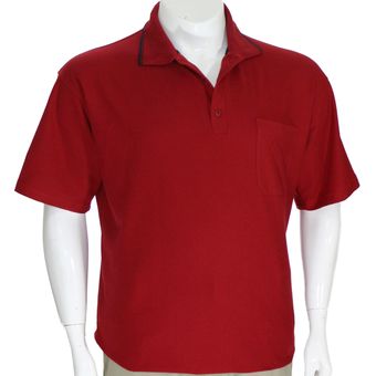 TALLA EXTRA Playera Tipo Polo Para Hombre HEIS ROJO Linio M xico