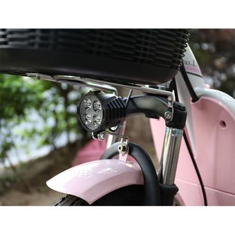 Ebike E-Bike 12V 24V 36V 48V 60V 72V Electric Bicycle Light with Horn  High Quality Headlight Horn 