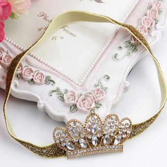 1pc Tocado Rhinestone Bebé Tocado De Bebé Cinturón De Pelo 
