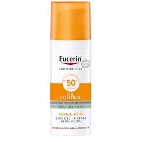 Eucerin Sun Protector Solar Facial Toque Seco Oil Control Fps 50+ 50ml