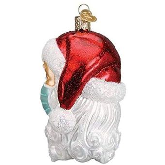 Navidad Santa Claus con cubierta de cara Llavero Colgante Muñeca 