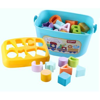 Juguete Bebe Mis Primeros Bloques Didáctico Encajar Oferta-Unisex 