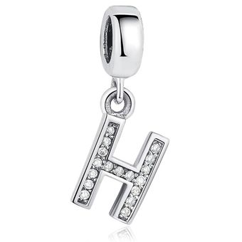 Eleshe Primera Letra A-z Glamour Pulsera Cuentas De Cristal Eleshe Primera Letra A-z Glamour Pulsera Cuentas De Cristal