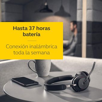 Jabra Evolve2 65 - Diseñados para mejorar su rendimiento. Trabaje en  cualquier lugar con un rendimiento de audio inalámbrico superior.