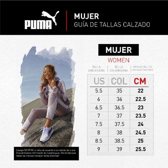 Tenis Puma Mujer 38461502 Blanco 24.5 cm Puma Karmen Plataforma