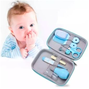 Kit de Bebe y Cuidado de la salud 21 Pcs - Estuche Azul GENERICO