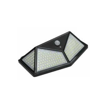 Lampara Solar 100 Luces Led Exteriores Sensor Movimiento HS-8010A