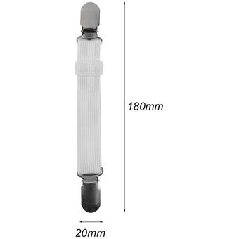 4 PC Hoja de cama Colchón Mantas elástico Holder no Deslizándose Pinza sujetador 