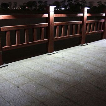 9 LED Sensor de luz Lámpara de pared solar impermeable Outdoor Garden Yard Night Light 
