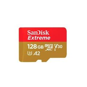 MEMORIA SANDISK MICRO SDXC 128GB EXTREME 190MB/S 4K CLASE 10