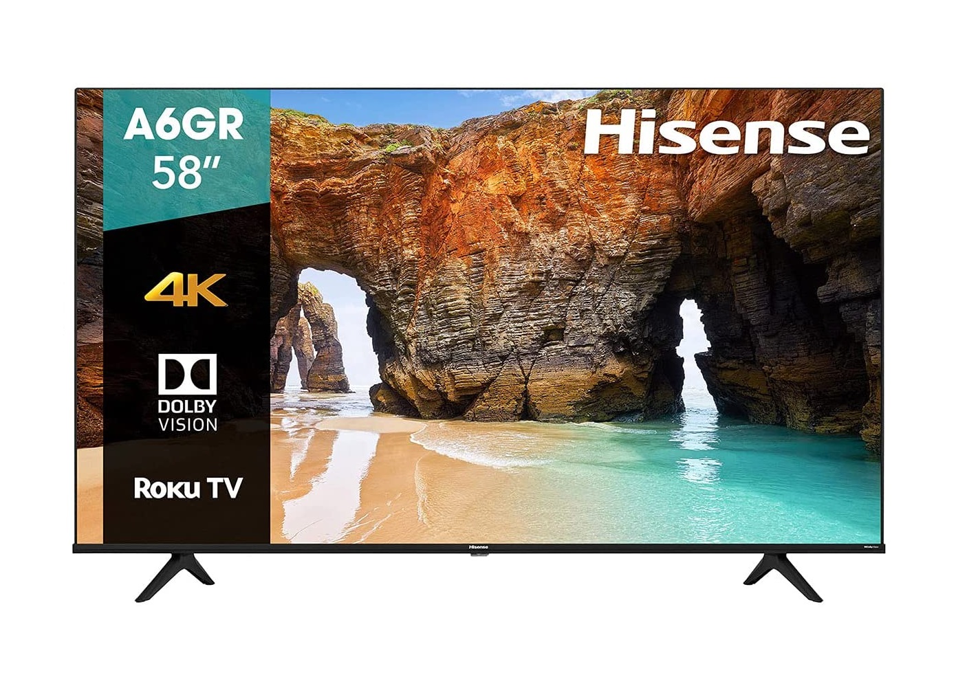 TV Hisense 58 Pulgadas 4K UHD Smart TV LED 58A6GR