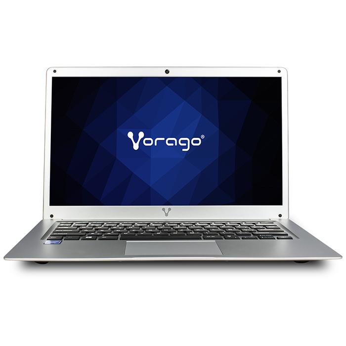 Laptop VORAGO Celeron N4020 4GB 64GB SSD 500GB 14 Plata Win 10 pro ALPHAPLUS4020-10-2