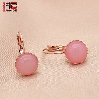 Sjmade Corea Del Sur 585 Rosas Pendientes Colgantes Redondos 