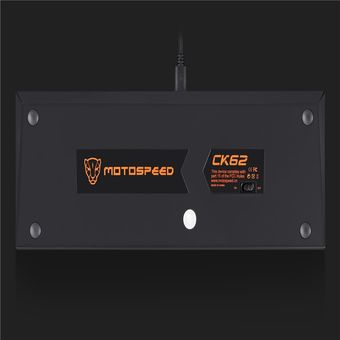 #Negro） Motospeed CK62 Bluetooth inalámbrico con cable gaming Teclado mecánico 61 teclas RGB LED retroiluminado para Android IOS Mac OS Windows 