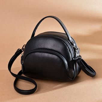 #Black bolso de piel de vaca de lujo de diseñador Bandolera de piel auténtica para mujer bolsos grandes de hombro 