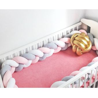 cuna sofá almohada Accesorios de ropa de cama de Dinamarca decoración concisa para habitación de niños creatividad Bola de nudo largo para abrazar almohada 