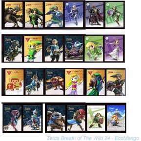 24 nuevas tarjetas Amiibo NFC para The Legend of Zelda