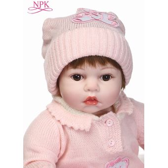 NPK último 50cm silicona renacido boneca Realista muñeca bebé a la mod 