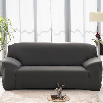#colour10 medida sofá antes de comprar De color sólido para sofá fundas de sofá de la sala de toalla resistente al deslizamiento elástico en forma de L Chaise Longue 