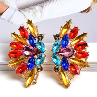 Nuevos Pendientes De Diamantes De Color Ala Accesorios De De 