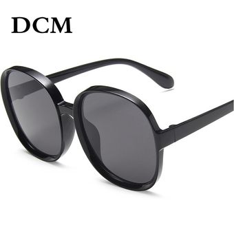 DCM-gaf sol redond gran tamaño mujer lentes femenino 