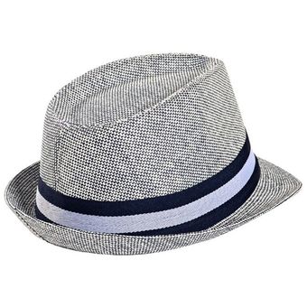 Color : Beige , tamaño : 56-58CM Sombrero de moda Sombrero de jazz retro británico for hombre Sombrero panameño Sombreros Fedora Fedoras Algodón A cuadros Primavera Otoño Casquillo al aire libre 
