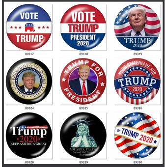 Trump Vote U 10 Mezclas 12mm18mm25mm Vidrio Circular 