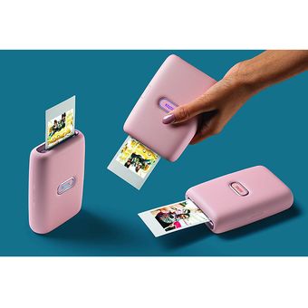 m Instax Mini Brillo Impresora para Smartphone Película fotográfica instantánea Azul Denim 2 x 10 Hojas Instax Link 