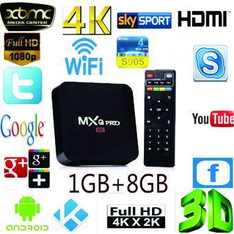TV BOX 4K D.D 8 GB, RAM 1GB Android 10 Convierte Televisor En