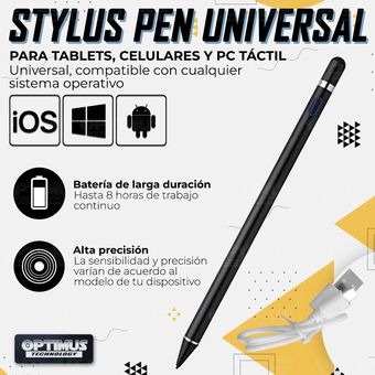 GENERICO Lápiz Pencil táctil Stylus Universal para IOS y Android