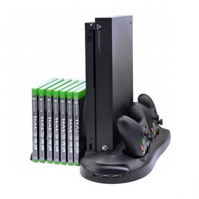 Xbox One X Base Vertical Enfriadora Cargadora Apoya Juegos