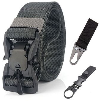 Cinturones Tácticos Militares Para Hombre Cinturón De Nailon Suave Estilo Militar Hebilla Magnética Pantalones Vaqueros Cinturón De Cintura Accesorios De Caza Al Aire Libre 