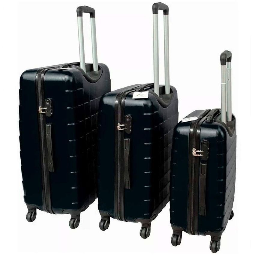 Set de Maletas con ruedas de viaje Rack & Pack