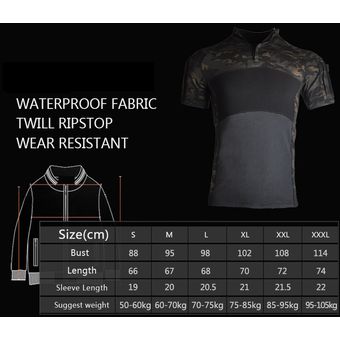 camuflaje militar de secado rápido camisa del ejército Multicam Ropa para hombre camiseta de manga larga de camuflaje táctico 