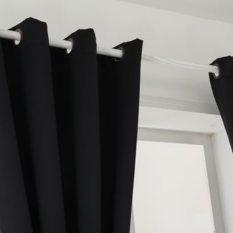 Cortinas cortina del apagón de sombreado de aislamiento Telas Cortina Cortina Inicio 