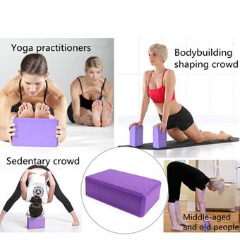 Bloque de Yoga de EVA de alta densidad,bloque de espuma colorida para Pilates,ejercicio físico,estiramiento,entrenamiento de salud para gimnasio,moldeador de cuerpo 