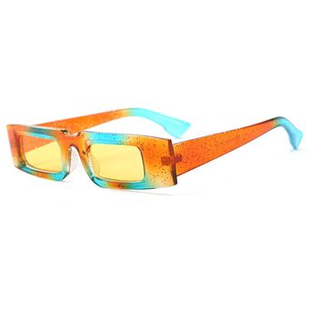 Keikesweet gafas de sol cuadradas retro luz transparentemujer 
