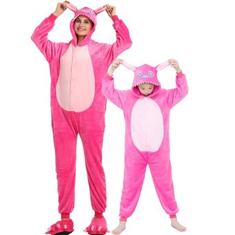 viñetas de animales disfraz de bebé para invierno-Pink Hair TianMa Peleles Unisex para dormir pijamas de canguro para niños 