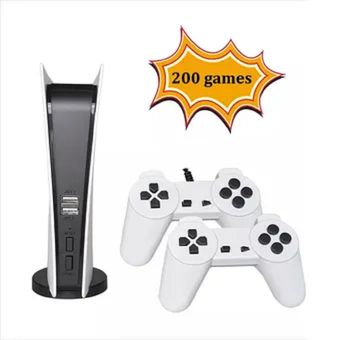 Consola Retro GS5 200 Juegos 8 Bit Videojuegos Clasicos Controles USB ...