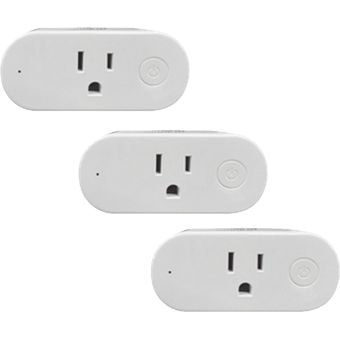 Enchufe Doble Inteligente De 15A WiFi Bluetooth Control Remoto Con  Temporizador