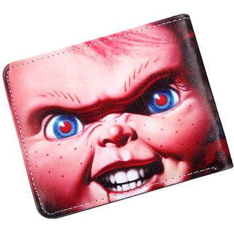 Película de Horror cartera Chucky estuche protector para tarjetas de crédito cartera plegable SAI 