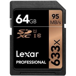 Tarjeta Lexar Professional 633x 64GB SDXC UHS-I