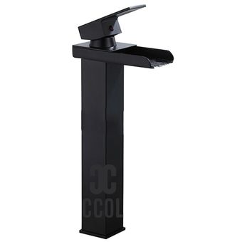 Grifería de lujo para baño cascada negra VISION VS modelo 10175